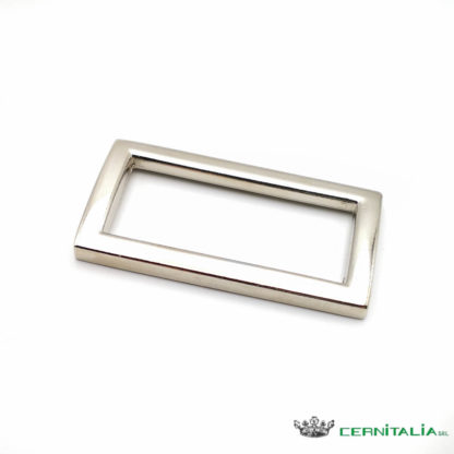 Anello rettangolare filo rettangolare in zamak
