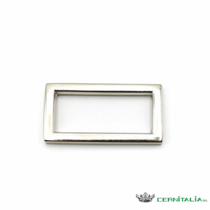 Anello rettangolare filo rettangolare in zamak - Image 2