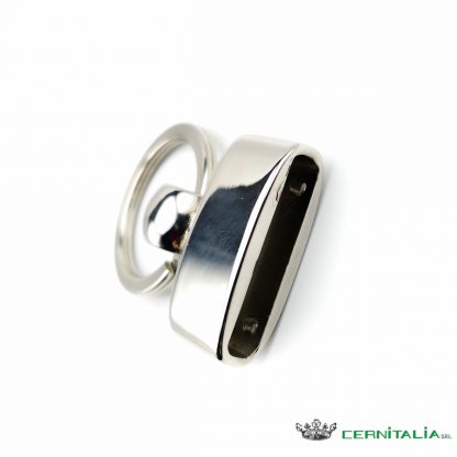 Particolare in zama per portachiavi con anello piatto - Image 3