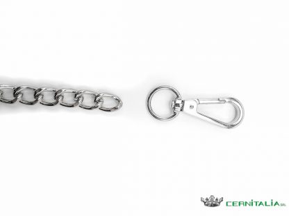Tracolla per borsa catena nikel 1pz