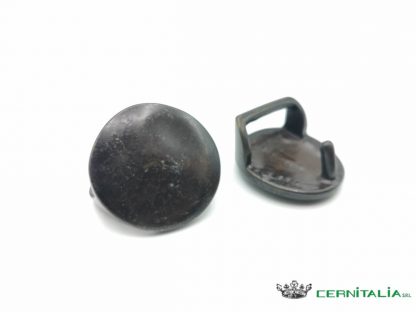 Fibbia a gancio in zama tonda irregolare - possibilità di personalizzazione - Image 2
