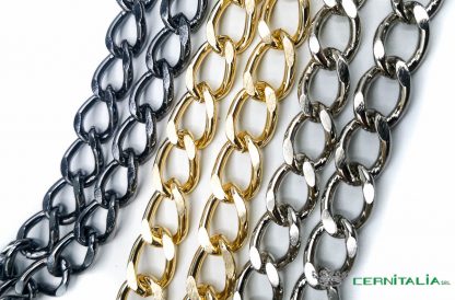 Catena maglia grumetta molata a maglia larga  A25 G LAR M