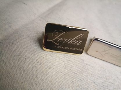 Kit targhette in zama personalizzata dorate - 50pz - Image 2