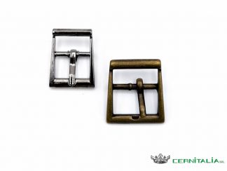 Fibbia per cinture o borse trapezoidale in zamak