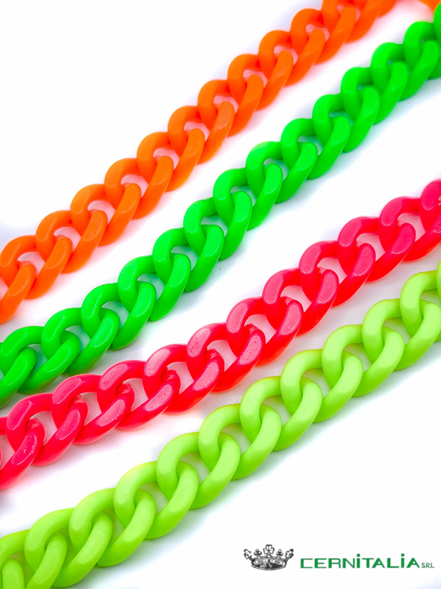 catena plastica colori neon